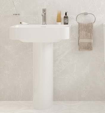 Wash Basin with Pedestal