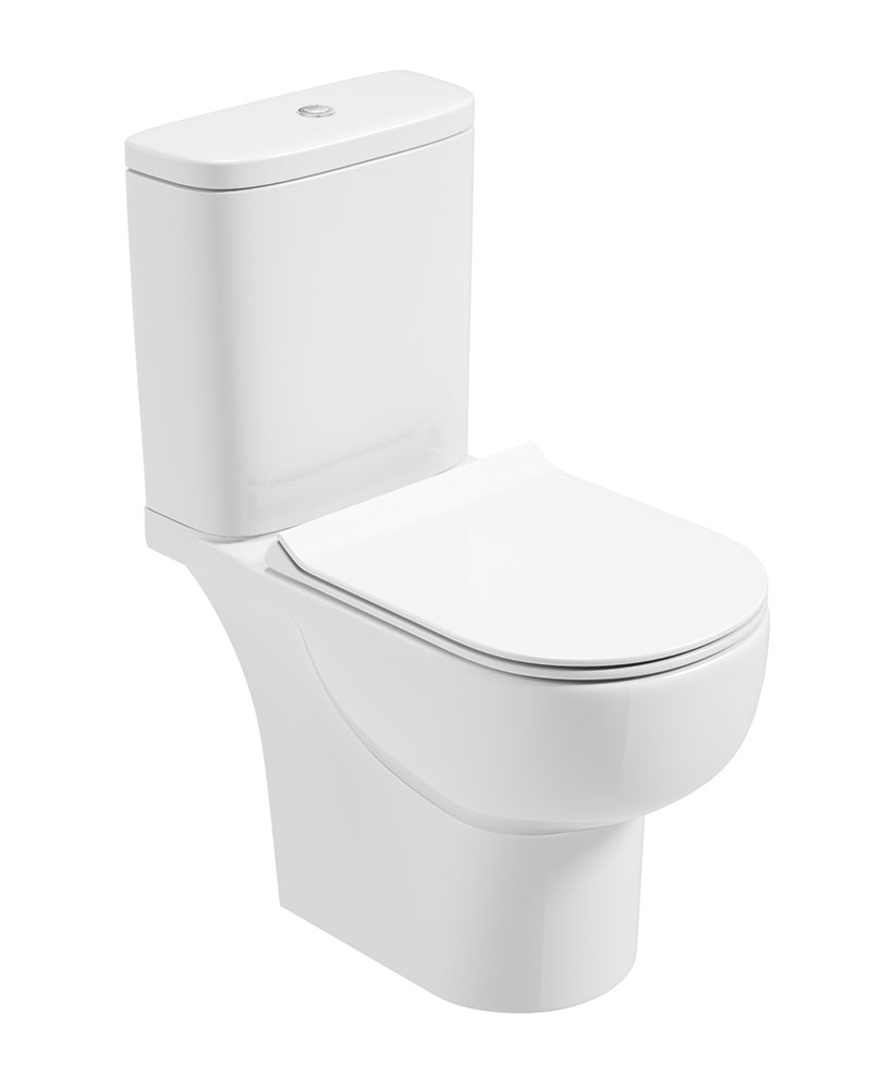 SIGMA Close Coupled Open Back WC & Sequence Slim Seat