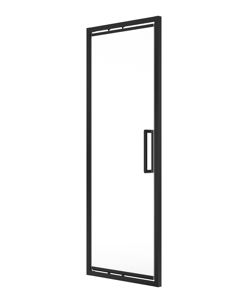 ASPECT 8mm Framed Infold Door 760mm Matt Black