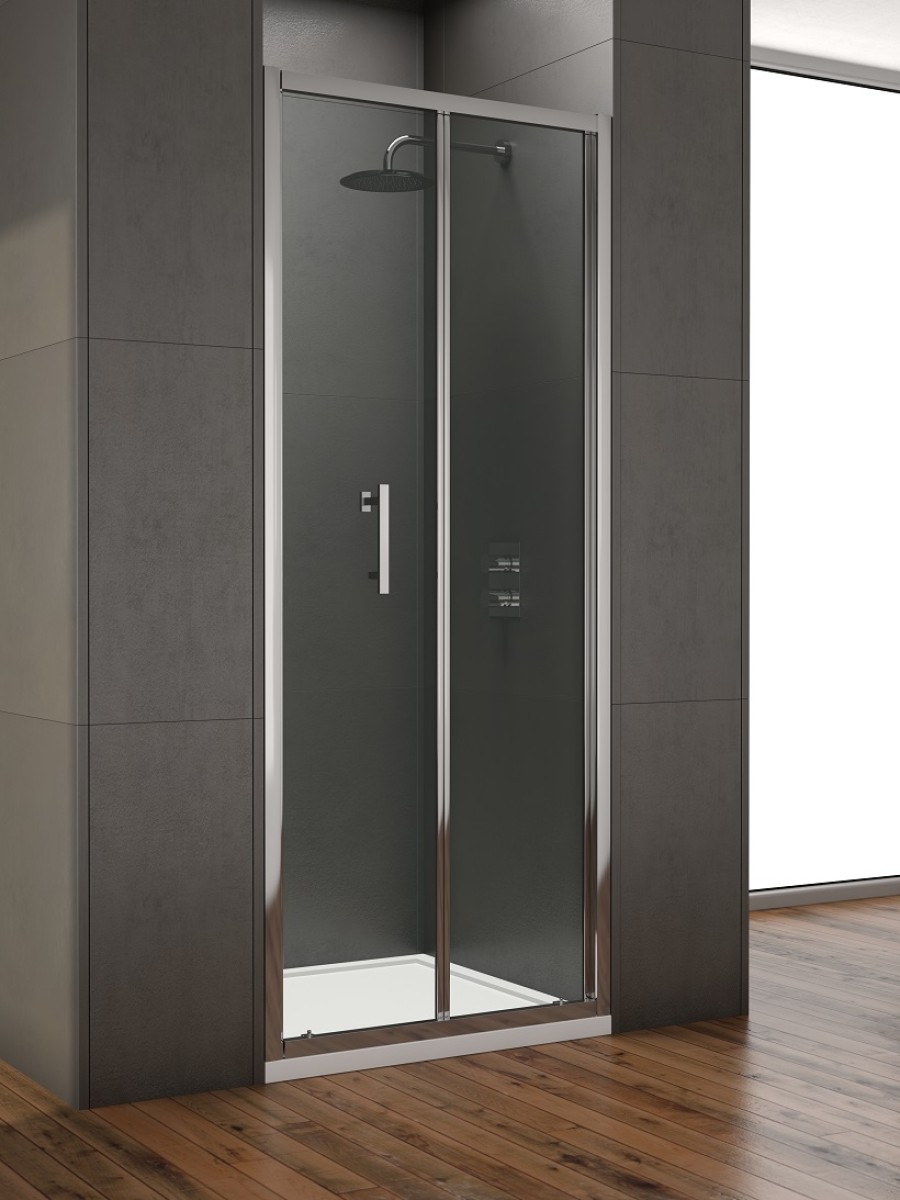 Style 700mm Bi-fold Shower Door - Adjustment 650 - 690mm - Bifold Doors - Shower Doors - Shower 