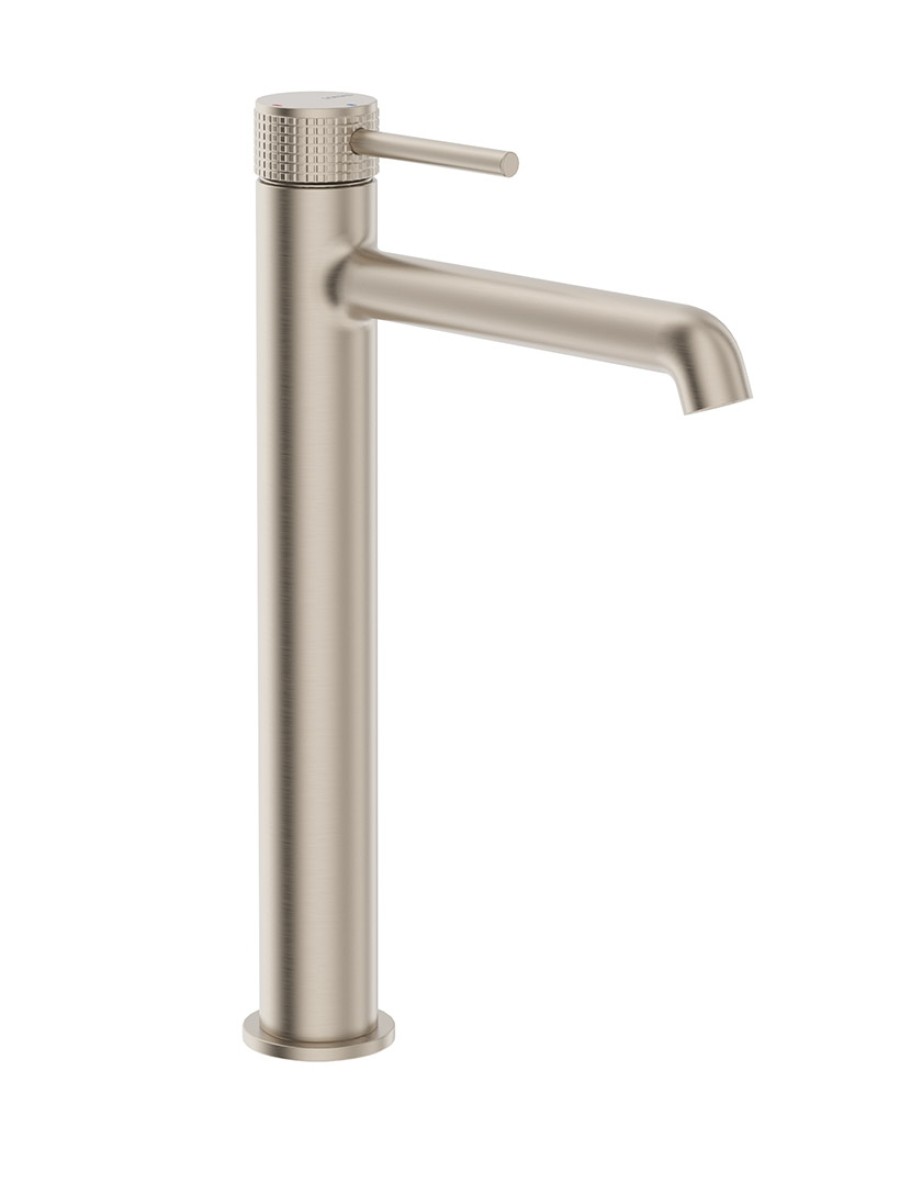 ALITA Freestanding Basin Mixer Brushed Nickel