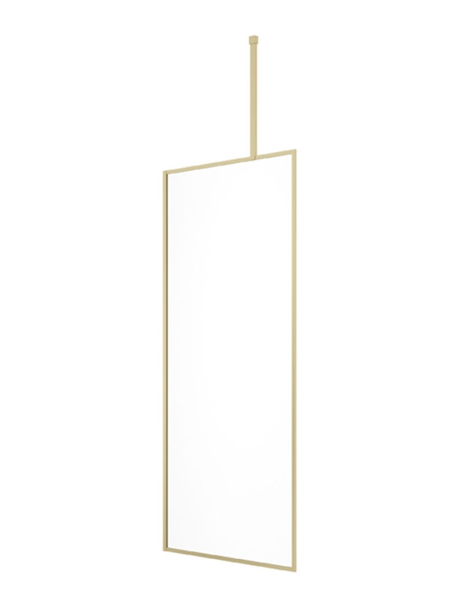 MIRAGE 1200mm Brushed Gold Frame with Clear Glass