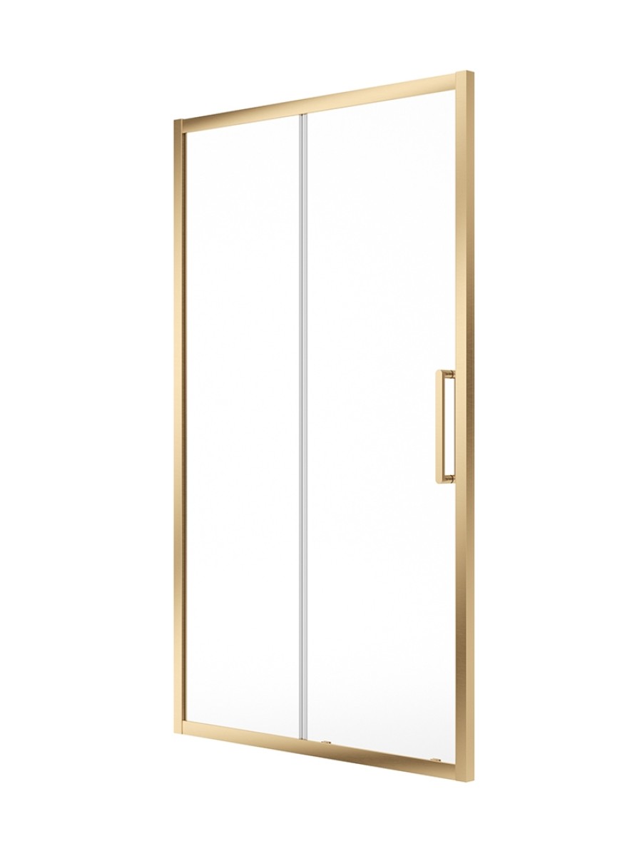 ASPECT 8mm Framed Sliding Door 1500mm Brushed Gold