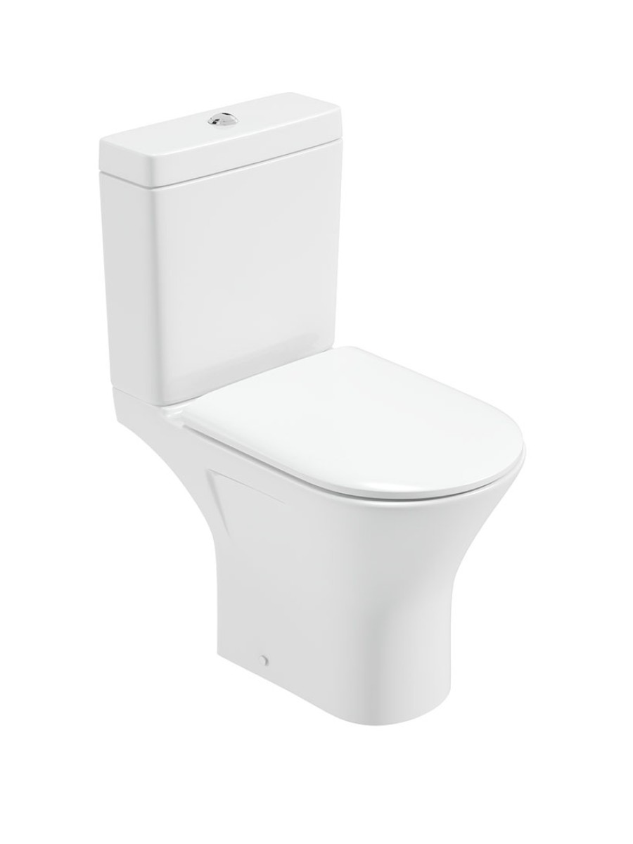 SCALA Close Coupled Open Back WC & Sequence Soft Close Seat