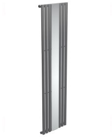 AMURA Elliptical Tube Mirror Radiator 1800 x 500 Single Panel Anthracite