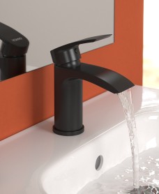 CORBY Black Basin Mixer