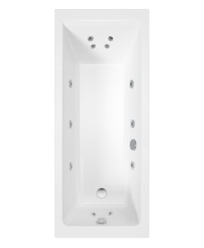 CUBO 1700x700 Single Ended 12 Jet Bath