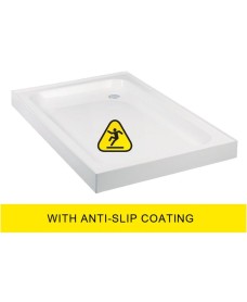 JT ULTRACAST 1000x900 Rectangle Upstand Shower Tray - Anti Slip  