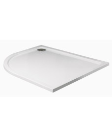 KRISTAL LOW PROFILE 1200x800 Offset Quadrant Shower Tray LH with FREE shower waste