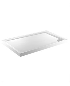 KRISTAL LOW PROFILE 800X700 Rectangle Upstand Shower Tray   with FREE shower waste