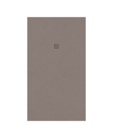 SLATE Taupe 1600x900 shower tray with FREE Shower Waste