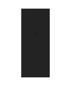 SLATE Black 1700x700mm Rectangular Shower Tray & Waste