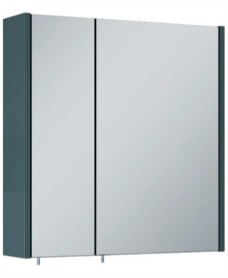 OTTO PLUS Gloss Grey 60cm Mirror Cabinet