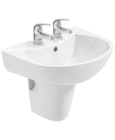 STRATA 45cm Basin & Semi Pedestal 2TH