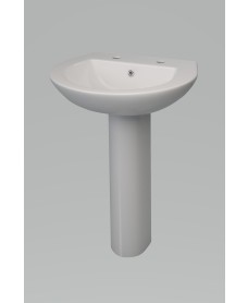 STRATA 55cm Basin & Full Pedestal 2TH