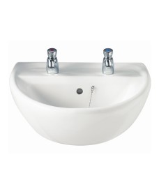 SOLA 500 Washbasin 2 Tap Hole