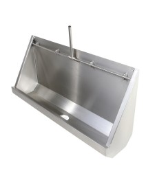 FIFE Trough Urinal Exposed Pipework 2400mm RH Outlet