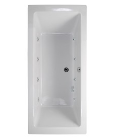 PACIFIC Double Ended 1700x700mm 8 Jet Bath