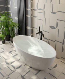 MAROVO Floor Standing Bath 1600x800mm