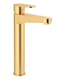 NORFOLK  Freestanding Basin Mixer Brushed Gold