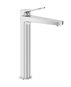 LUTA Freestanding Basin Mixer Chrome