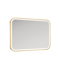 ASTRID Beam Gold Illuminated Metal Frame Rectangle 500x700mm Mirror