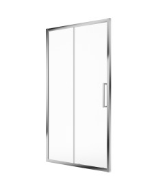 ASPECT 8mm Sliding Door 1100mm Chrome