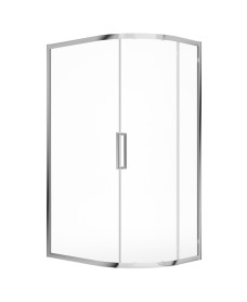 ASPECT 8mm Single Door Offset Quadrant 1200x800mm Chrome