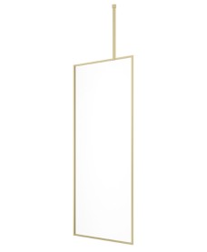MIRAGE 800mm Brushed Gold Frame with Clear Glass