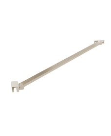 ASPECT Angle Support Bar 650mm Brushed Nickel