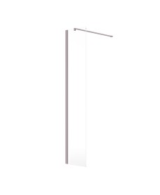 ASPECT 400mm Wetroom Panel Matt Cashmere Pink