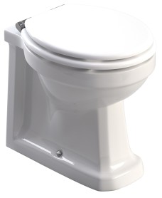 WESTBURY Back to wall WC-White MDF Soft Close Seat