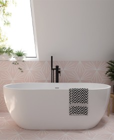 ANDREA Floor Standing Bath 1555x745mm