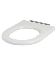 COMPACT Seat Ring White Top Fix Steel Hinge