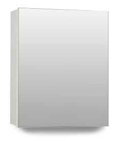 HAMPTON 1 Door Mirror Cabinet 40cm White