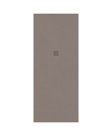 SLATE Taupe 1700x700mm Rectangular Shower Tray & Waste