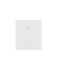 SLATE 900 x 800 Shower Tray White - with FREE shower waste