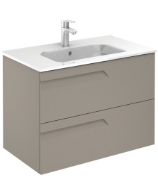 BRAVA Smokey Matt 80 Vanity Unit & Slim Basin