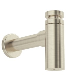 SYNC Brass Minimalist Bottle Trap Brushed Nickel