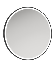 ASTRID Beam Illuminated Metal Frame Round 800x800mm Mirror