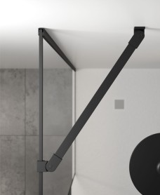 ASPECT Angle Support Bar 650mm Matt Black