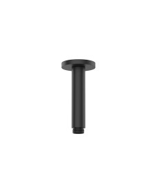 SYNC Round Ceiling Shower Arm 200mm Matt Black