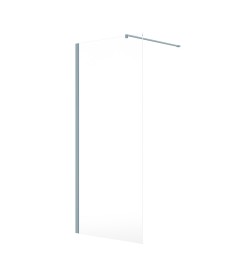 ASPECT 800mm Wetroom Panel Morning Sky Blue Matt