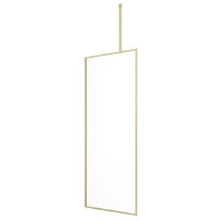 MIRAGE 1200mm Brushed Gold Frame with Clear Glass