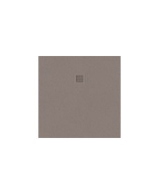 SLATE 900 x 900 Shower Tray Taupe - with FREE shower waste