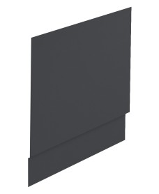 SCANDINAVIAN End Bath Panel 750mm Midnight Grey Matt