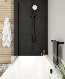 ALITA Knurled Bath Set 1 Matt Black 