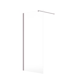 ASPECT 1100mm Wetroom Panel Cashmere Pink Matt