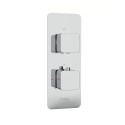 ALITA Soft Square Twin Shower Valve Single Outlet Valve