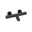 FORM Thermostatic Bath Shower Mixer & Fast Fix Kit Matt Black